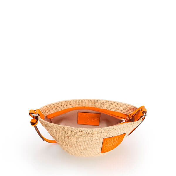 ロエベ 偽物 ポシェットバッグ  ラフィアショルダーバッグ A689W10X03